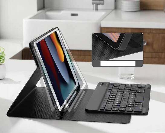 DINGRICH pouzdro bluetooth klávesnice pro iPad 10.2" iPad 9/8/7 Air 3 Pro 10.5" Kód výrobce DINGRICH etui klawiatura iPad 10.2" Pro 10.5"