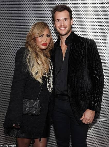 Orianne Cevey and estranged husband Tom Bates's (pictured in 2021) Fort Lauderdale mansion is now in foreclosure
