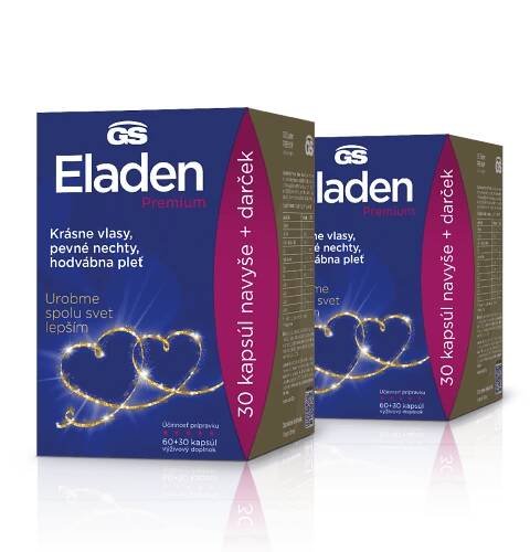 GS Eladen PREMIUM, 2× 90 kapsúl, darčekové balenie 2022