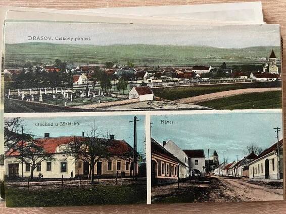 Drásov - Tišnov - Pohlednice místopis