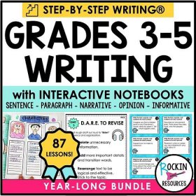 Upper Elementary STEP-BY-STEP WRITING® Grades 3-5