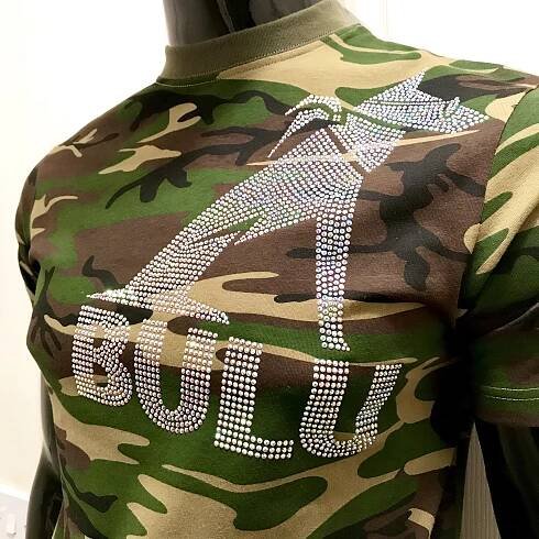 BULU BLING CAMOUFLAGE TSHIRT - Image 5