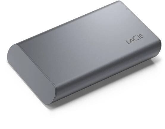 LaCie Mobile SSD Secure, 2 TB, USB Type-C, 3.2 Gen 2 (3.1 Gen 2), 1050 MB/s, ochrana
