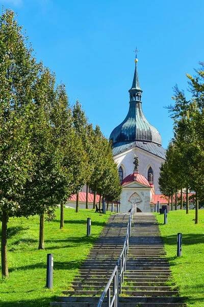 The Pilgrimage Church of St John of Nepomuk at Zelená Hora, Žďár nad Sázavou, Czechia