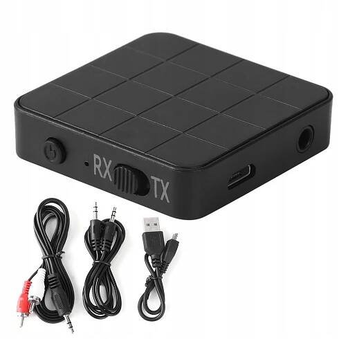 BLUETOOTH ADAPTÉR PRO VĚŽ POSILUJÍCÍ HIFI AUX CHINCH JACK PŘIJÍMAČ 5.0