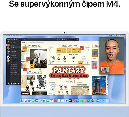 iMac 24" M4 CZ Modrý s Nano-texturou, Touch ID