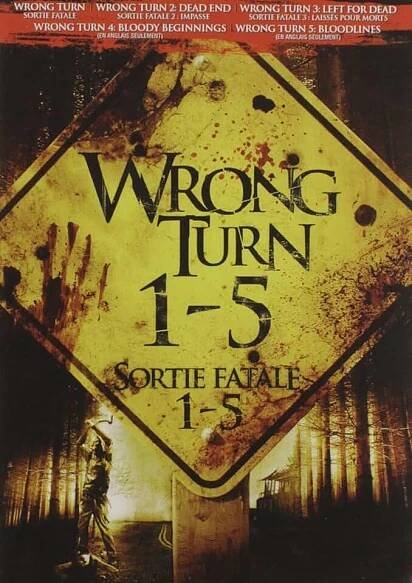 Wrong Turn 1+2+3+4+5 Set-cb