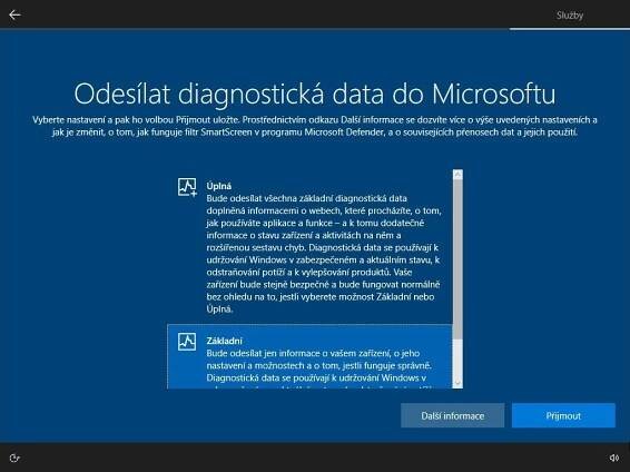 Možnosti nastavení instalace Windows 11