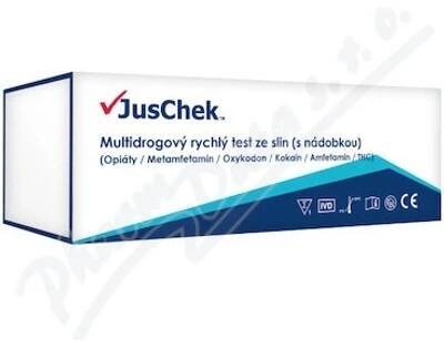 JusChek Multidrogový rychlý test ze slin 1 ks