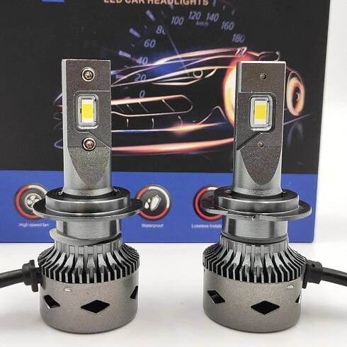 AKCE - LED autožárovka H7 6000K 40000lm 2x350W cree canbus, sada 2ks