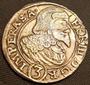 3krejcar Ferdinanda III. 1640 za Vaši cenu od 1Kč