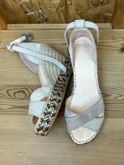 Espadrilky Made in Spain 100 % kůže