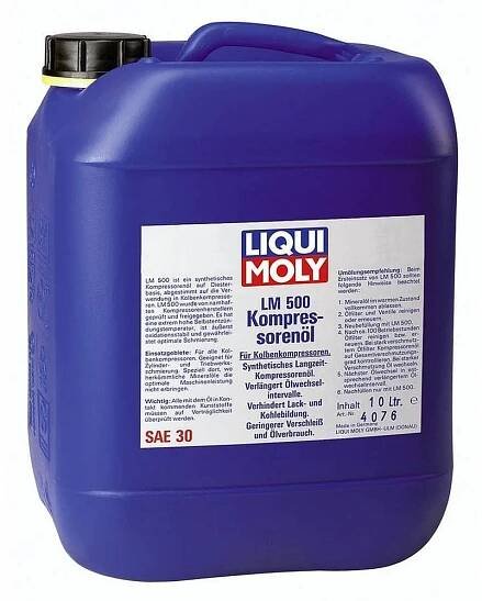 Liqui Moly KOMPRESOROVÝ OLEJ Liqui Moly 500 SAE 30 - 10L LIQUI MOLY 4076