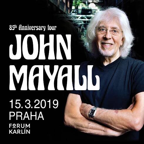 John Mayall vystoupí ve Foru Karlín - Proti šedi