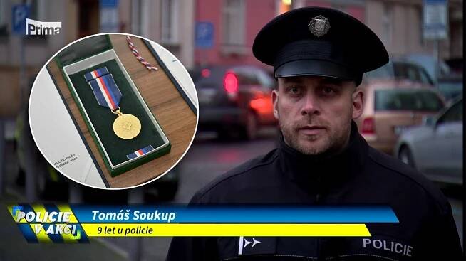 Policista z pořadu Policie v akci byl oceněn za statečnost. Už podruhé v kariéře