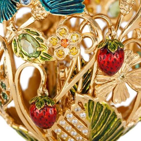 Originální klenot na téma Léto se zlatou uncovou mincí Gustav Fabergé proof | Česká mincovna