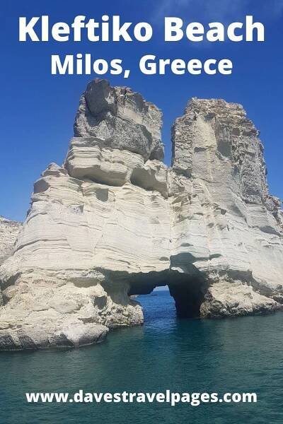 Kleftiko Beach in Milos, Greece - Things to do
