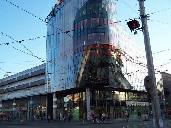 Praha - View SW on Anděl