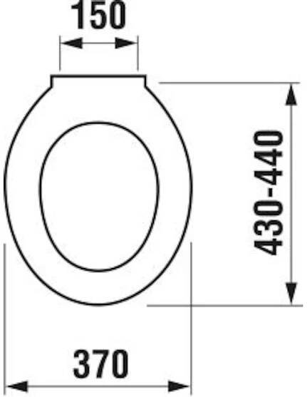 WC sedátko Fayans Neo thermoplast H8913900000001