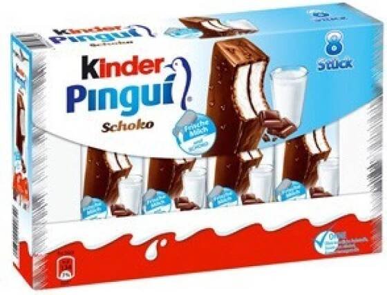 KINDER PINGUI SCHOKO ŘEZY NĚMECKO!