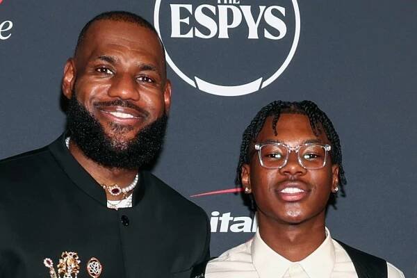 LeBron James' Youngest Son Bryce Joins Notre Dame High School Team: 'Let's Get It'