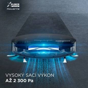 Robotický vysavač Rowenta X-plorer S60 4v1 Allergy 6cm RR7447WH