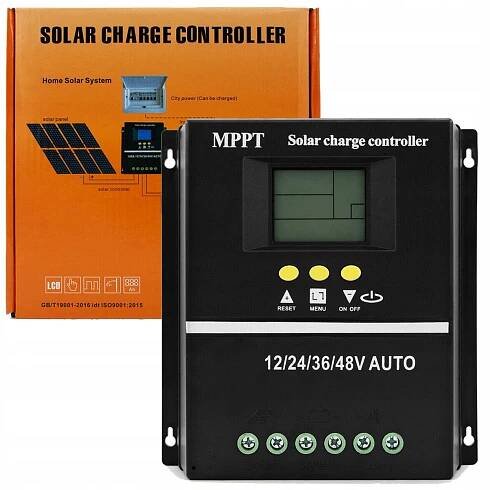 Solární regulátor nabíjení akumulátorů 12V/24V/36V/48V100A MPPT