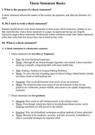Download thesis statement template 20