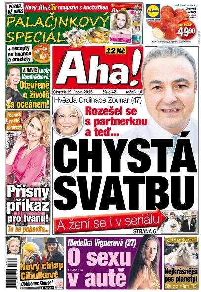 Časopis AHA! - 19.2.2015