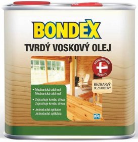 Bondex Tvrdý voskový olej 2,5 l bezbarvý