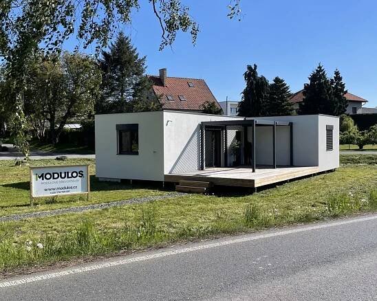 Skladový dům L79 rovná střecha | Modulos HOME