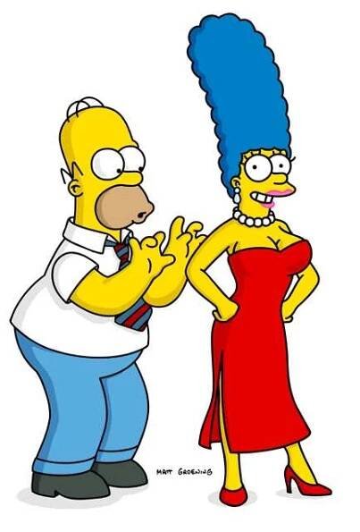 Marge Simpsonová postava - omalovánka 1067 | Pohádkář.cz