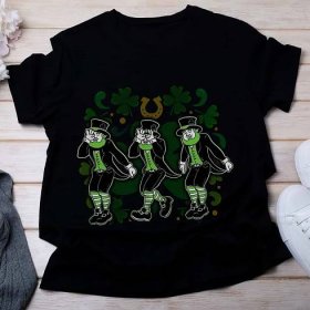 Legrační tričko Leprechaun Griddy Dance St Patricks Day