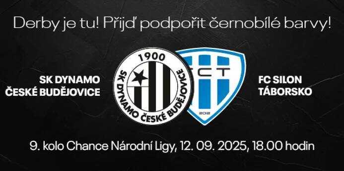 SK Dynamo České Budějovice x FC Silon Táborsko / 12.09.2025 | TicketLIVE - Naživo je to nejlepší 