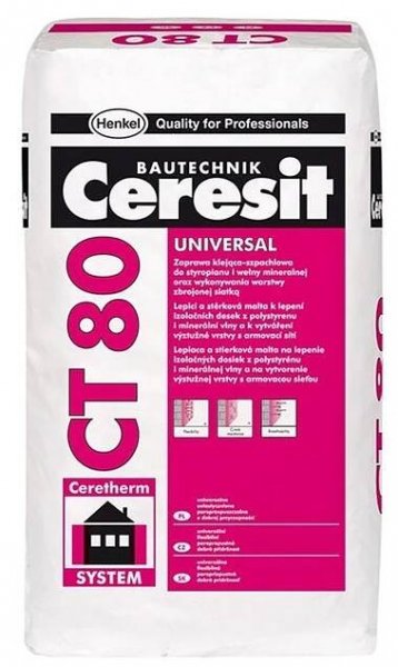 Ceresit CT 80 Lepicí a stěrková malta