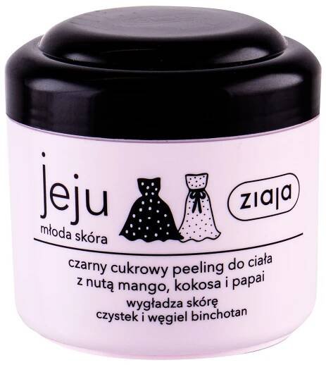 Tělový peeling Ziaja Jeju Black Sugar Body Scrub, 200 ml | OnlineShop.cz