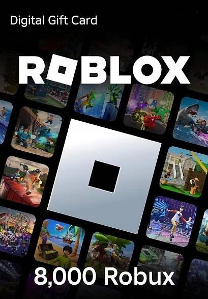 ROBLOX DOBÍJENÍ 8000 ROBUX KLÍČ CD KEY KÓD DÁRKOVÝ DÁREK