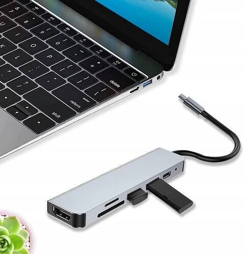 ROZBOČOVAČ USB HUB 6v1 USB 3.0 5gbps Bounn ADAPTÉR EAN (GTIN) 5904365751179