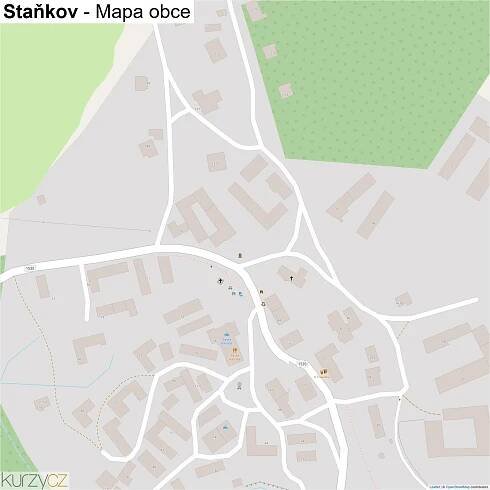 Staňkov - mapy | Kurzy.cz
