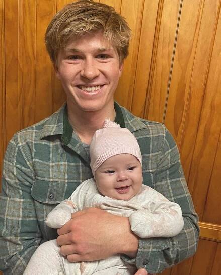 Robert Irwin Smiles While Holding Baby Niece Grace Warrior, 3 Months: 'Uncle Life Is Just the Best'