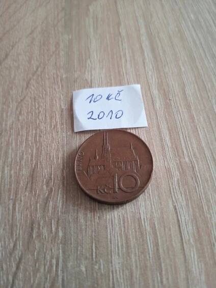 10 kč - rok 2010 R, vzácná, stav - viz foto