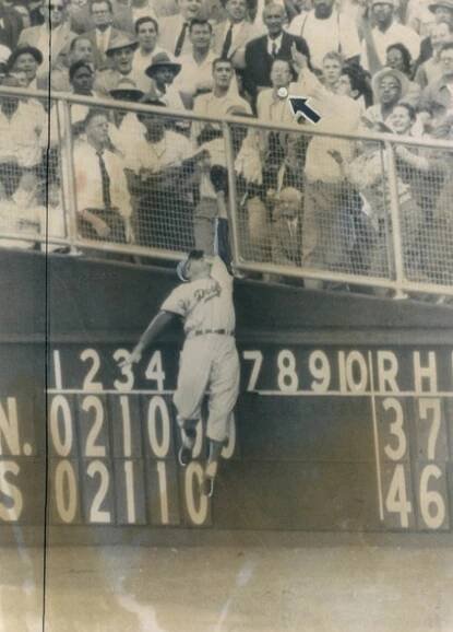 Duke Snider Joe Collins home run WS 9 28 1955