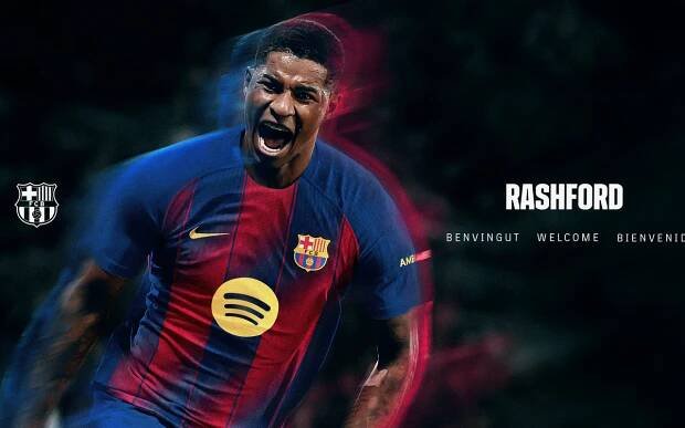 Agreement between FC Barcelona and Manchester United for the loan of Marcus Rashford