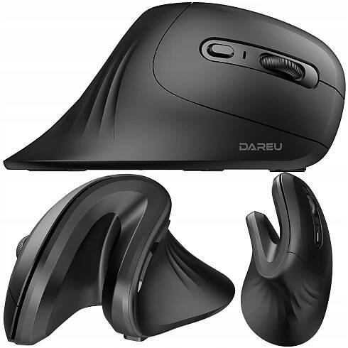 Dareu Lm109 Bezdrátová Myš Vertikální ergonomická Bluetooth 2.4 g