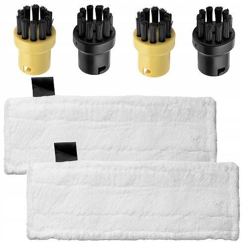 Koncovky Kartáče Utěrky Návleky pro napařovač Karcher SC 1 3 5 EasyFix