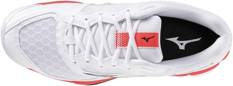 MIZUNO Wave Phantom 3 Unisex White / Fiery Coral 2 / Citrus