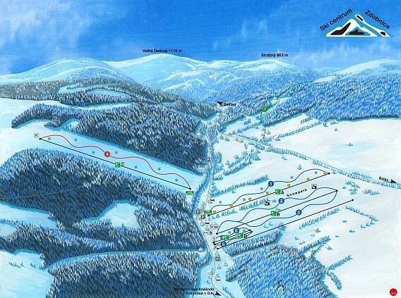 Ski areál Zdobnice - Ski areál