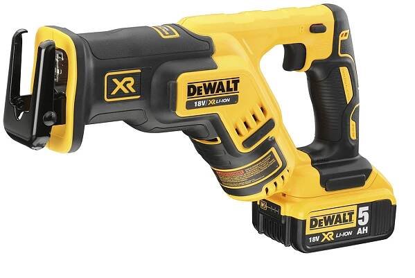 AKU mečová pila ocaska DeWalt DCS367, kufr T-stak, 2x 5,0Ah
