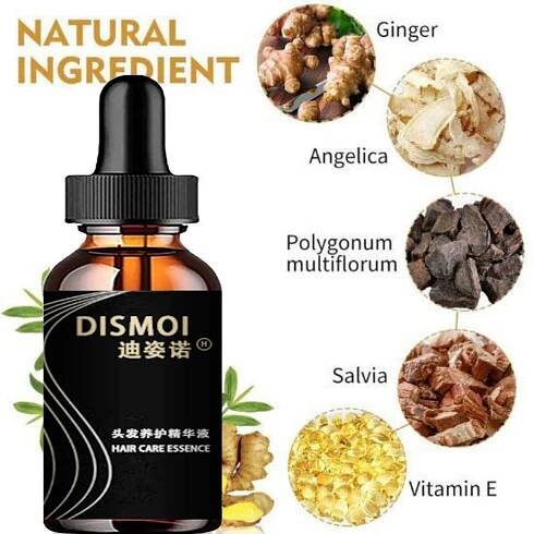 Sérum na růst vlasů proti alopecii s esenciálním olejem proti vypadávání vlasů produkty ve spreji Zázvorové ošetření Suché krepatění Poškozené