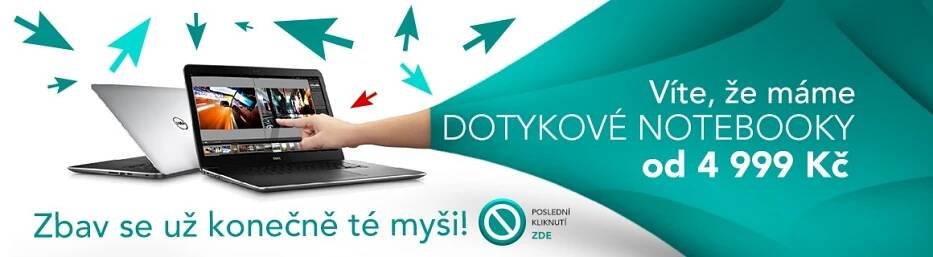Akce dotykové NTB od 4999